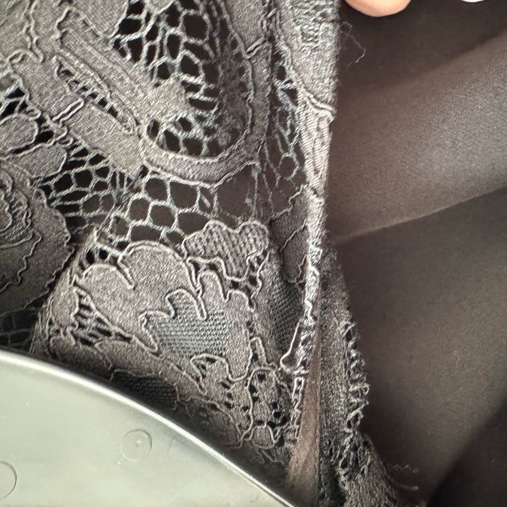 Bardot Faedra Black Lace Long Sleeve Pencil Cocktail Midi Dress. Size 6. - Picture 9 of 9